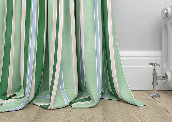 Bluebellgray Seaside Stripe, Seaglass - Made to Measure Curtains - Image 6